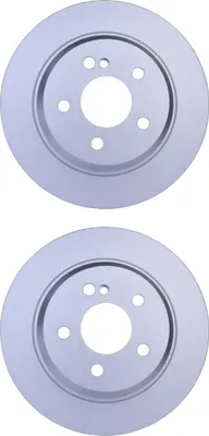 Produktbild von 2 Bremsscheiben voll Ø 67,1 mm 10 mm HELLA passend für u.a. MB E-KLASSE