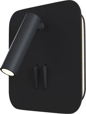 Obrázok produktu pre Maytoni Ios 176 LED nástenná lampa, 2 žiarovky, 3000 K, čierna, IP20