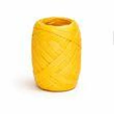 Produktbild von Papierband Raffiabast 20m Rolle Gelb
