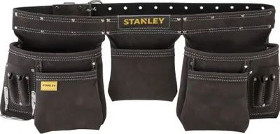 Zdjęcie produktu dla Torba narzędziowa i montażowa STANLEY wykonana z bawolej skóry z paskiem