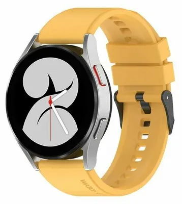 Produktbild von By Qubix passend für Garmin Approach S12 / S40 / S42 - Silikon-Schnallenarmband - Gelb