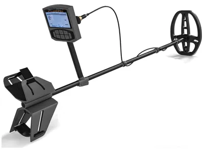 Produktbild von Metalldetektor für Erwachsene 5 Modi Tragbar Ortungsgerät mit Alarm Spule LCD-Display IP68 Wasserdicht Dunkelgrau