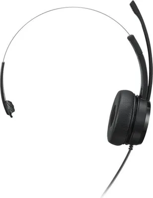 Zdjęcie produktu dla Lenovo 100 Mono, Przewodowa, Biuro/centrum telefoniczne, 20 - 20000 Hz, 84,5 g, Zestaw słuchawkowy, Czarny