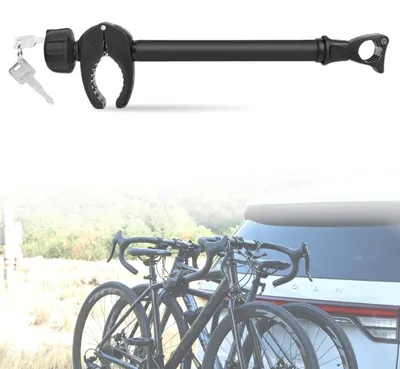 Immagine prodotto di Portabici da 45 cm, con sistema di bloccaggio, adatto per tubi a "U", per il fissaggio di portabici