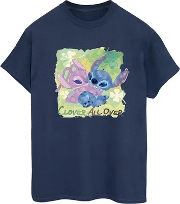 Produktbild von Disney - "St Patrick's Day" T-Shirt für Damen BI30136 (S) (Marineblau)