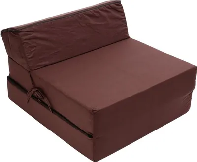 Produktbild von Best For Kids Kindersessel Braun Bettsessel Funktionssessel Jugend Kindermatratze zum schlafen und Spielen 3 in 1 60x160
