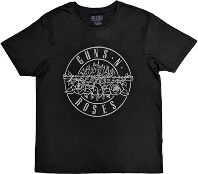 Produktbild von Guns N Roses - "Classic" T-Shirt für Herren/Damen Uni RO8984 (M) (Schwarz/Weiß)