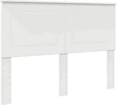Image de Tête de lit vidaXL blanche 100 cm en bois composite