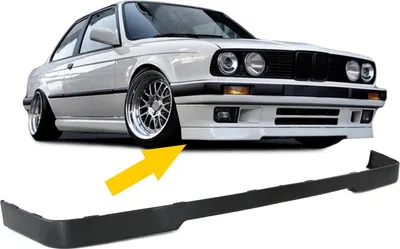 Produktbild von Front Spoiler Lippe Unterbauspoiler passend für Stoßstange für BMW 3er E30 87-94