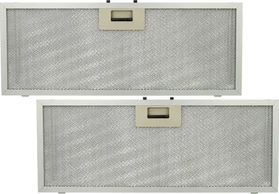 Produktbild von vhbw 2x Filter Metallfettfilter kompatibel mit Bauknecht DLHI 5660 857457316002 Dunstabzugshaube - 45,9 x 17,7 x 0,85 cm, Metall