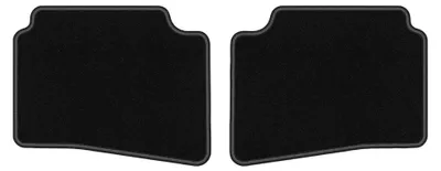 Productafbeelding van Velours achtermatten voor Hyundai i30 I 2007-2012 (hatchback/stationwagen) – 2-delig, zwart, op maat – Wielganizator LUX