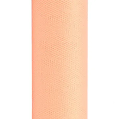 Produktbild von 9m Rolle Tüll 30cm, Farbauswahl:apricot 714