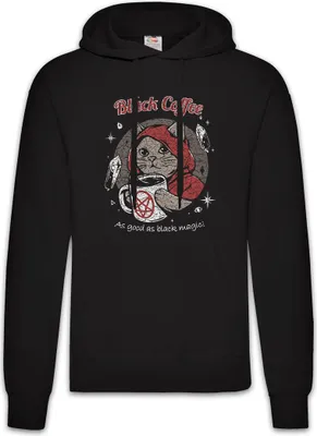Produktbild von Urban Backwoods Black Coffee Magic, Herren Hoodie, Farbe: Schwarz, Größe: XL