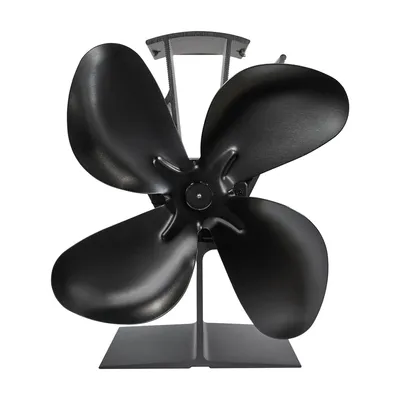 Produktbild von OKO Premium wärmebetriebener Kaminofen-Ventilator in Schwarz