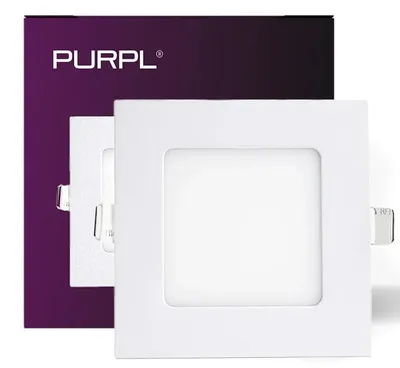 Immagine prodotto di Faretto LED da incasso | 6W | 120x120mm | Bianco caldo 3000K | Grado di protezione IP40 | Quadrato | Bianco