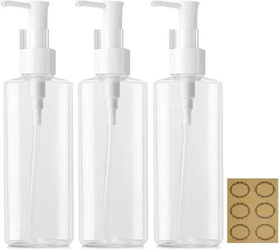 Produktbild von Famanu Lotion Dispenser 3er Set 200ml - Wiederverwendbare Kunststoffflaschen