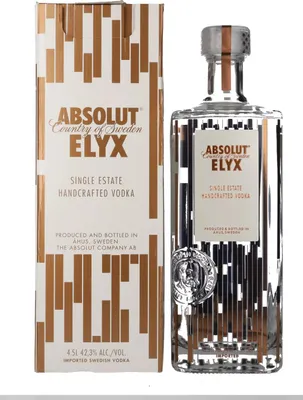 Produktbild von Absolut Vodka ELYX 42,3% Vol. 4,5l in Geschenkbox