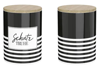 Produktbild von LA VIDA Vorratsdose Schatztruhe 1l 16xØ11cm 409047