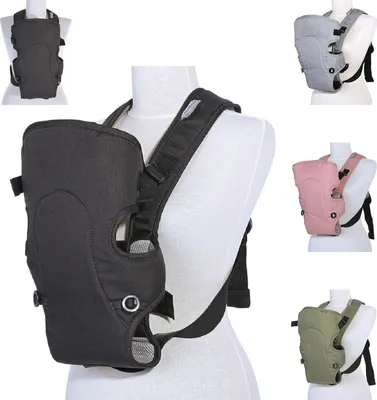 Produktbild von Lorelli Babytrage Tragehilfe Between Bauchtrage verstellbare Gurte ab 4 Monaten black