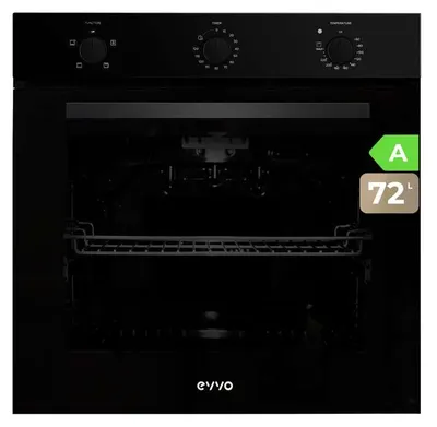 Obrázok produktu pre EVVO H10, Veľká, Elektrická rúra, 2800 W, 77 L, 60 - 250 °C, 1500 W