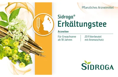 Image de Sidroga Tisane contre le rhume, 20 p. Sachets-filtres