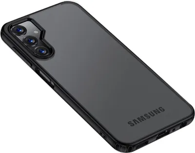 Produktbild von Samsung Galaxy A25 Hülle - Coverup Mattes transparentes Back Cover - Schwarz