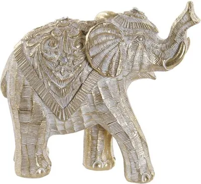 Produktbild von Dekorative Figuren DKD Home Decor Elefant Harz (17 x 7,5 x 15 cm)