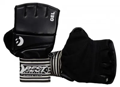 Produktbild von Best Sporting Ballhandschuhe Gel Competition, Größe S-XL, schwarz mit Aufdruck