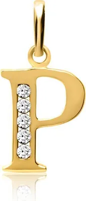 Produktbild von 333er Gold Kettenanhänger Buchstabe P GP0147