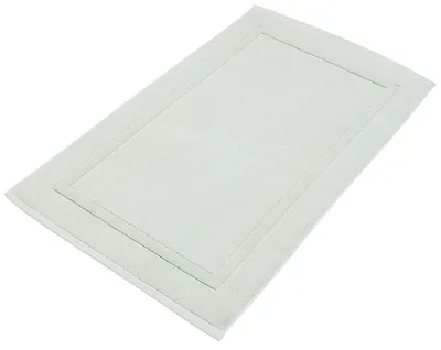 Produktbild von Badezimmerteppich aus 100% Baumwolle, 50 x 80 cm, in Mintgrün