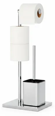 Produktbild von InAndOutdoorMatch - Stehender Toilettenpapierhalter - Edelstahl