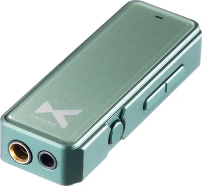 Zdjęcie produktu dla XDuoo Link2 Bal – przenośny wzmacniacz słuchawkowy USB z symetrycznym dekodowaniem DAC, wyświetlaczem LED, obsługą Plug-and-Play, kolor zielony
