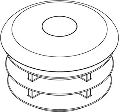 Produktbild von Verschlusskappe aus Kunststoff, 3/4" (26,9 mm)