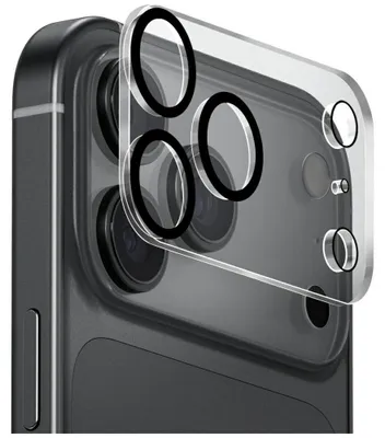 Productafbeelding van UNIQ OPTIX ClearShield FrameGuard: beschermend glas voor de lens van de iPhone 17 Pro Max, kristalhelder