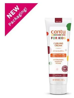Zdjęcie produktu dla Cantu | Krem do loków - dla dzieci - 227g - Masło Shea i Miód - Definiuje loki - Naturalna pielęgnacja bez siarczanów