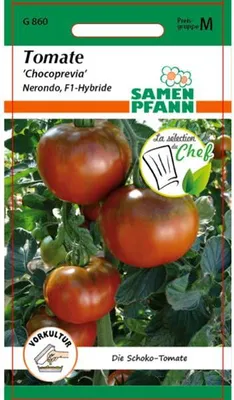 Produktbild von Tomate ChocoPrevia Nerondo F1-Hybride | Tomatensamen von Samen Pfann
