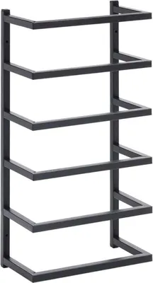 Obrázek produktu pro Černý držák na ručníky 31x15x57 cm, ocel