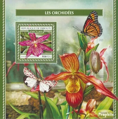 Produktbild von Briefmarken Dschibuti 2017 Mi Block 1022 (kompl. Ausg.) postfrisch Orchideen