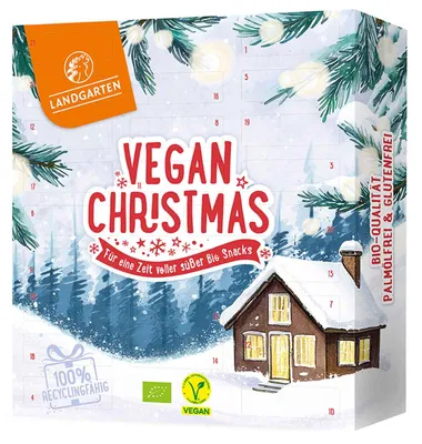 Produktbild von Landgarten Bio Vegan Christmas Adventskalender, KI-generiertes Bild