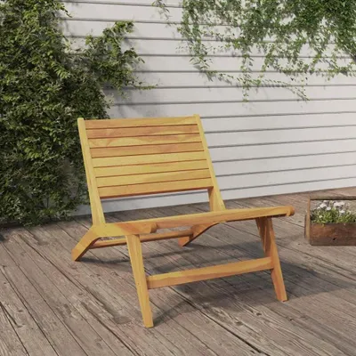 Produktbild von Gartenstuhl aus massivem Teakholz