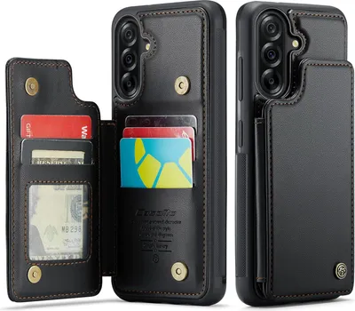 Produktbild von Samsung Galaxy A17 Hülle - CaseMe C22 Back Cover mit Kartenfach - Schwarz