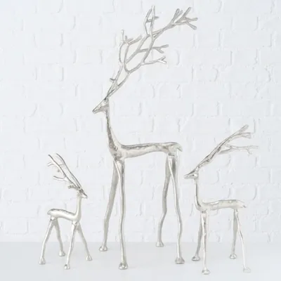 Produktbild von Boltze Gruppe Frody Hirsch silber 37cm (1 Stück)