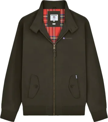 Image de Lambretta - Veste Harrington pour homme LB205 (L) (Kaki-Brun)
