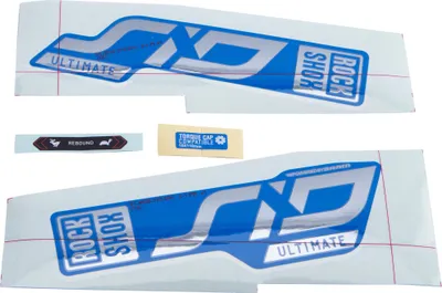 Produktbild von RockShox Dekor Set Rockshox Sid Ult 110-120 Polar F.Blau