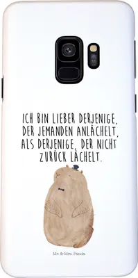Produktbild von Mr. & Mrs. Panda Samsung Galaxy S9 Handyhülle Murmeltier - Weiß - Geschenk, Respekt, Anstand, Knigge, Fröhlichkeit, Handy Schutzhülle, Cover, Case, Hülle, Freundlichkeit