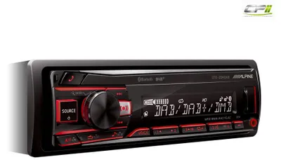 Produktbild von Alpine UTE-204DAB Autoradio 1-DIN Digital Media Receiver mit DAB+ Bluetooth USB