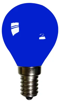 Productafbeelding van LED Filament Leuchtmittel Tropfen 2W E14 farbig Blau 13lm