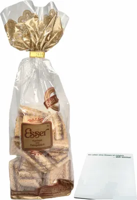 Produktbild von Esser Schwarz-Weiss-Waffeln (200g Beutel) + usy Block