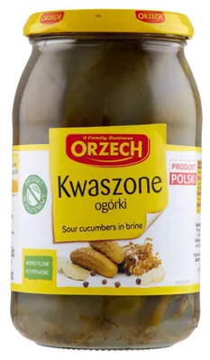 Image de Orzech, cornichons aigres-doux, pasteurisés, 850 g