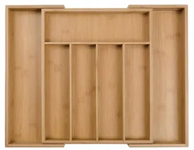Produktbild von IKEA Schubladeneinsatz Bambus ausziehbar mit 8 Fächern